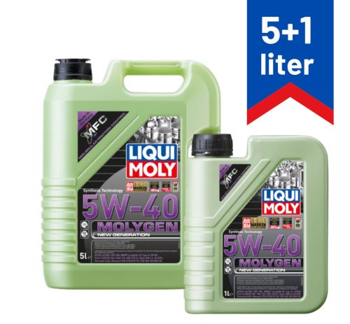 Liqui Moly Molygen New Generation 5W-40 spec. motorolaj 5+1 l