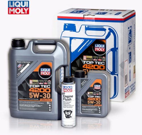 Liqui Moly Top Tec 4200 5W-30 motorolaj 5+1l + motoröblítő adalék 300ml