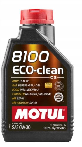 MOTUL 8100 ECO-CLEAN 0W30 1L