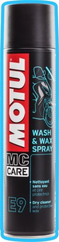 MOTUL WASH & WAX SPRAY E9 400ml (száraz tisztító)