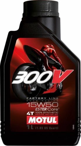 MOTUL 300V 4T FACTORY LINE ROAD RACING 15W50 1L