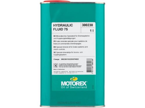 MOTOREX Hydraulic Fluid 75 1L (ásványi fék és kuplung folyadék)
