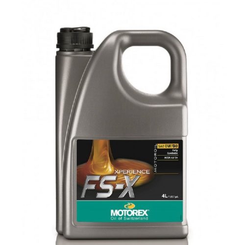 MOTOREX XPERIENCE FS-X 0W40 4L (BMW,MB,VW,Ford,Porsche,Renault,Fiat)