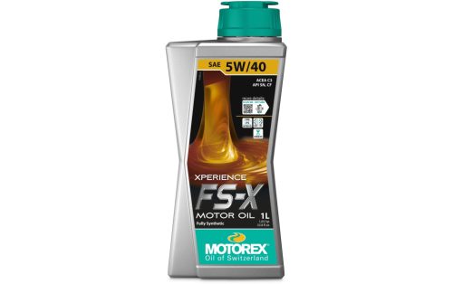 MOTOREX XPERIENCE FS-X C3 5W40 1L (BMW,MB,VW,Ford,Porsche,Fiat,Renault)