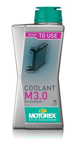 MOTOREX Coolant M3.0 1L (felhasználásra kész fagyálló "rózsaszín")