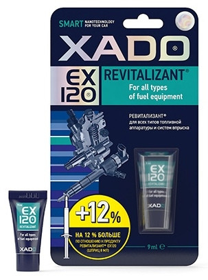 XADO EX120 Revitalizáló Befecskendező Rendszer 9ml